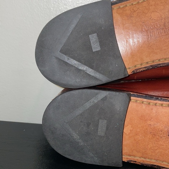 ALLEN EDMONDS Maxfield Brown Leather Tassel‎ Loafers Shoes Men\'s Size 10 E main image 5